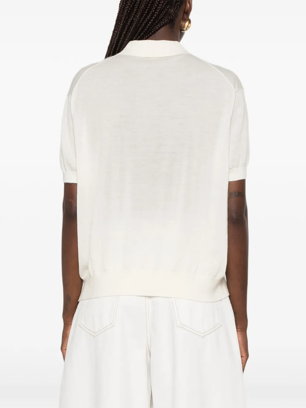 FRAME Klassiek poloshirt Beige