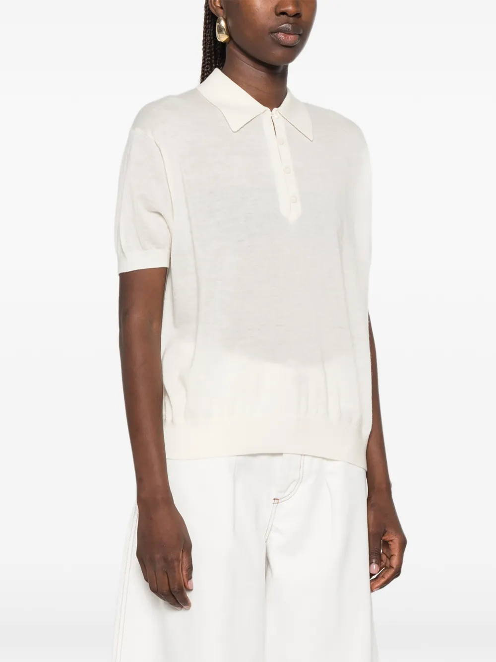 FRAME Klassiek poloshirt Beige
