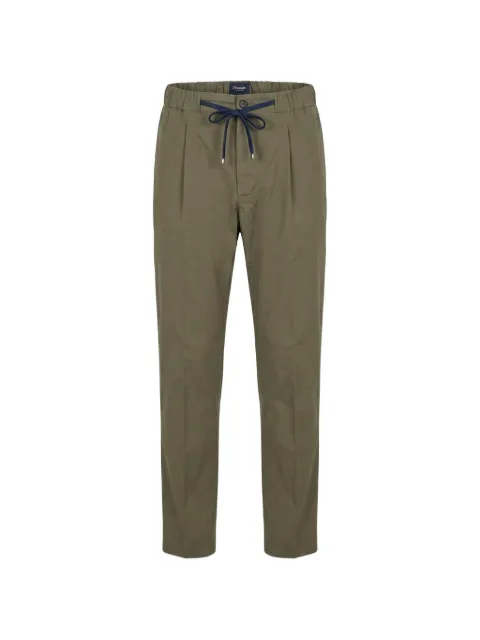 Drumohr pleated drawstring-waist trousers