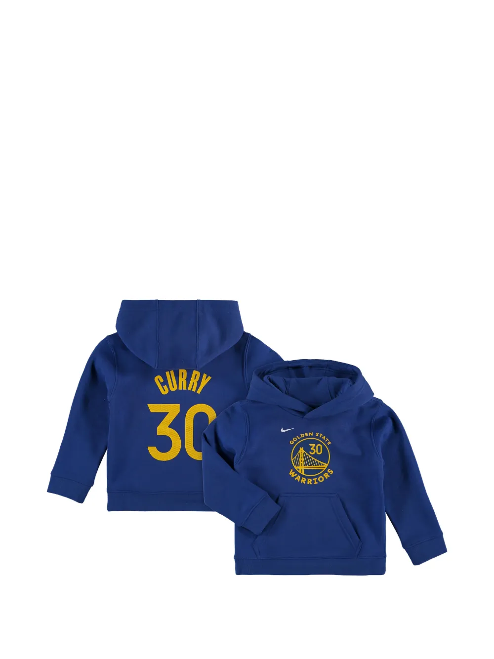 Nike Kids NBA Golden State Warriors hoodie Blauw
