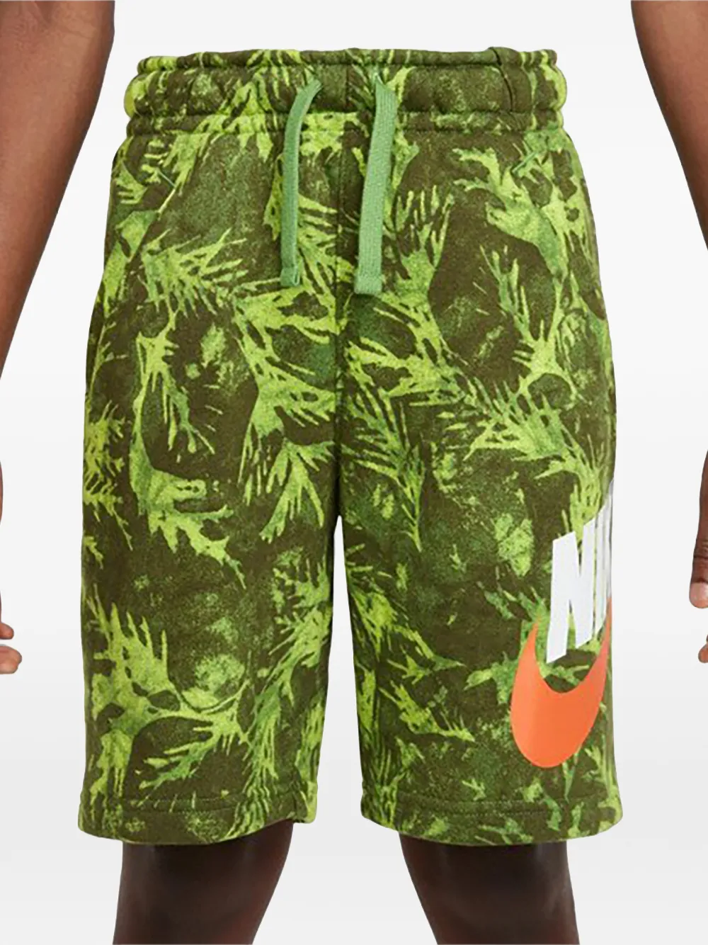 Nike Kids Shorts met logoprint Groen