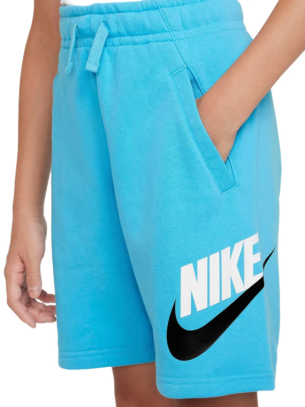 Nike Kids logo-print shorts - Blue