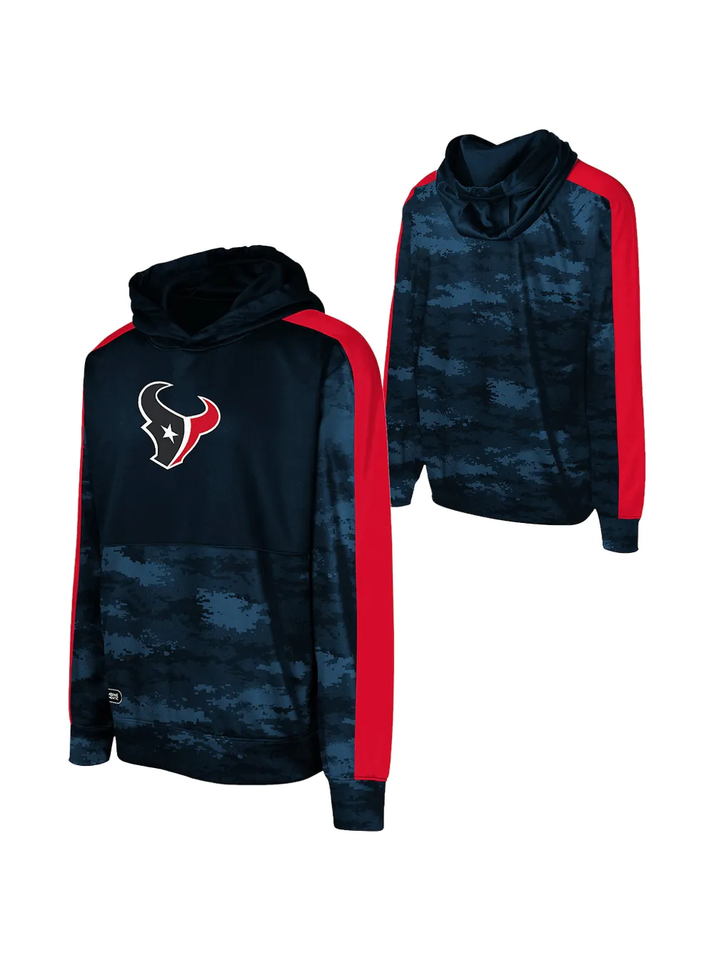 Nike Kids Twee Texans hoodies met camouflageprint Blauw