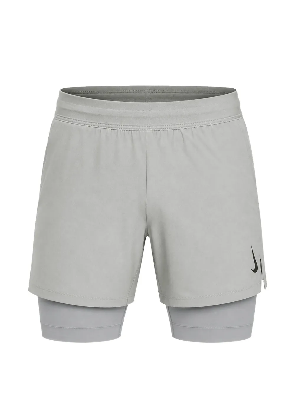Nike Flex Stride gelaagde shorts Grijs
