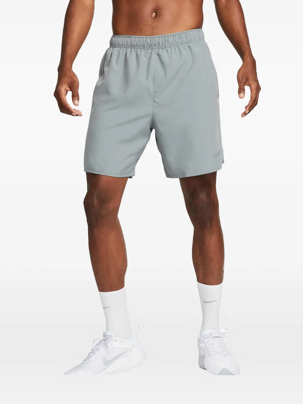 Nike Challenger Dri-Fit brief-lined shorts - Grigio