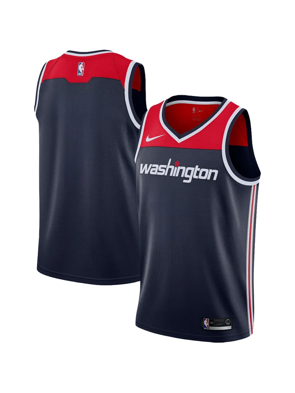 Nike Washington Wizards Swingman top Blauw
