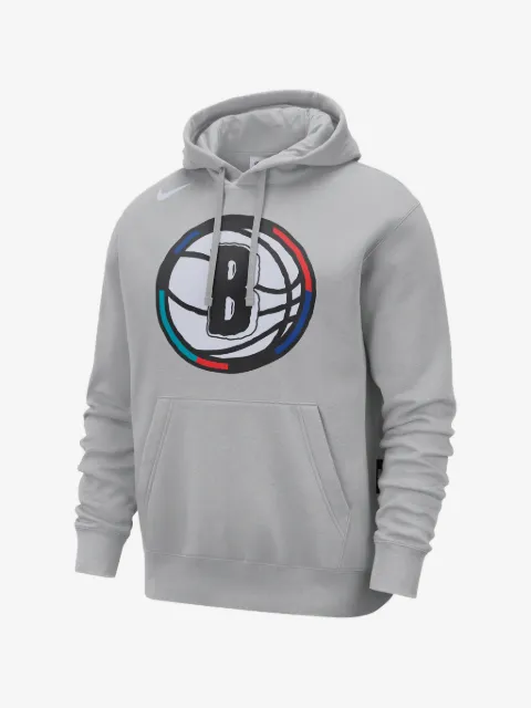 Nike x NBA Brooklyn Nets jersey "Grey" hoodie