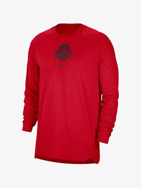 Nike playera Ohio State con manga raglán