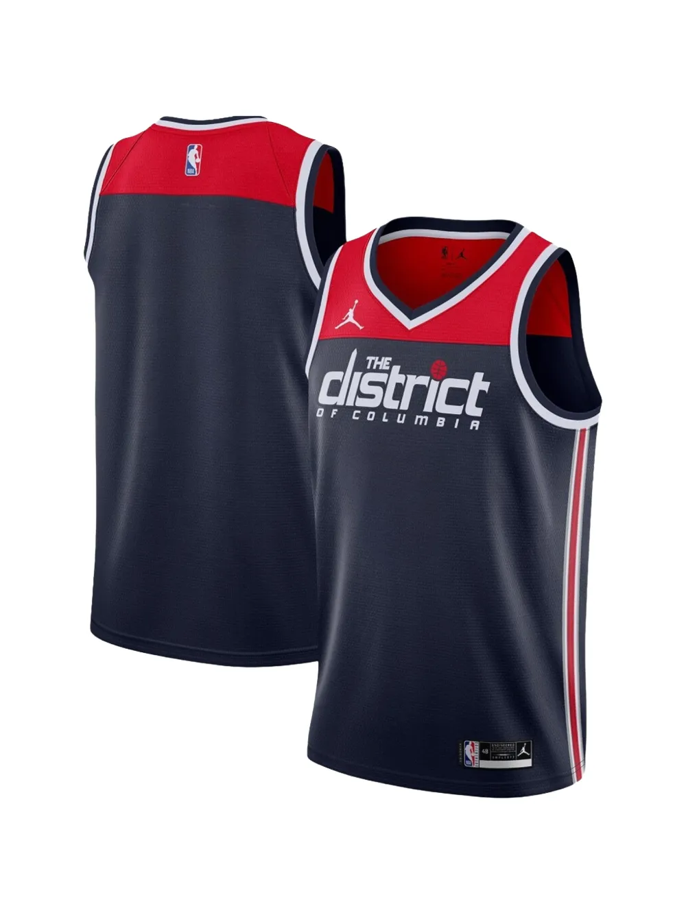 Nike x NBA Washington Wizards 2020 21 Swingman Player jersey Statement Edition jersey Blauw