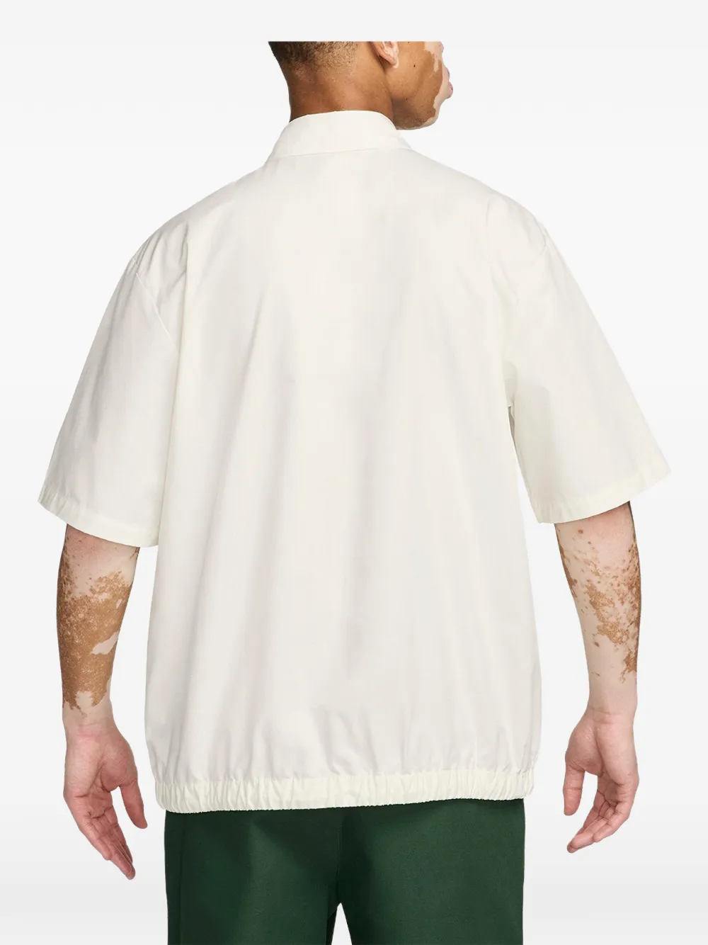 Nike Club blouse met korte mouwen Beige