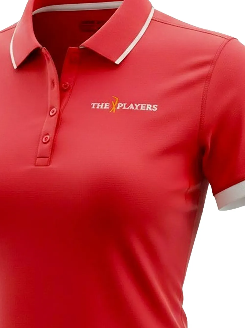 Nike Polotop met knoopsluiting Rood