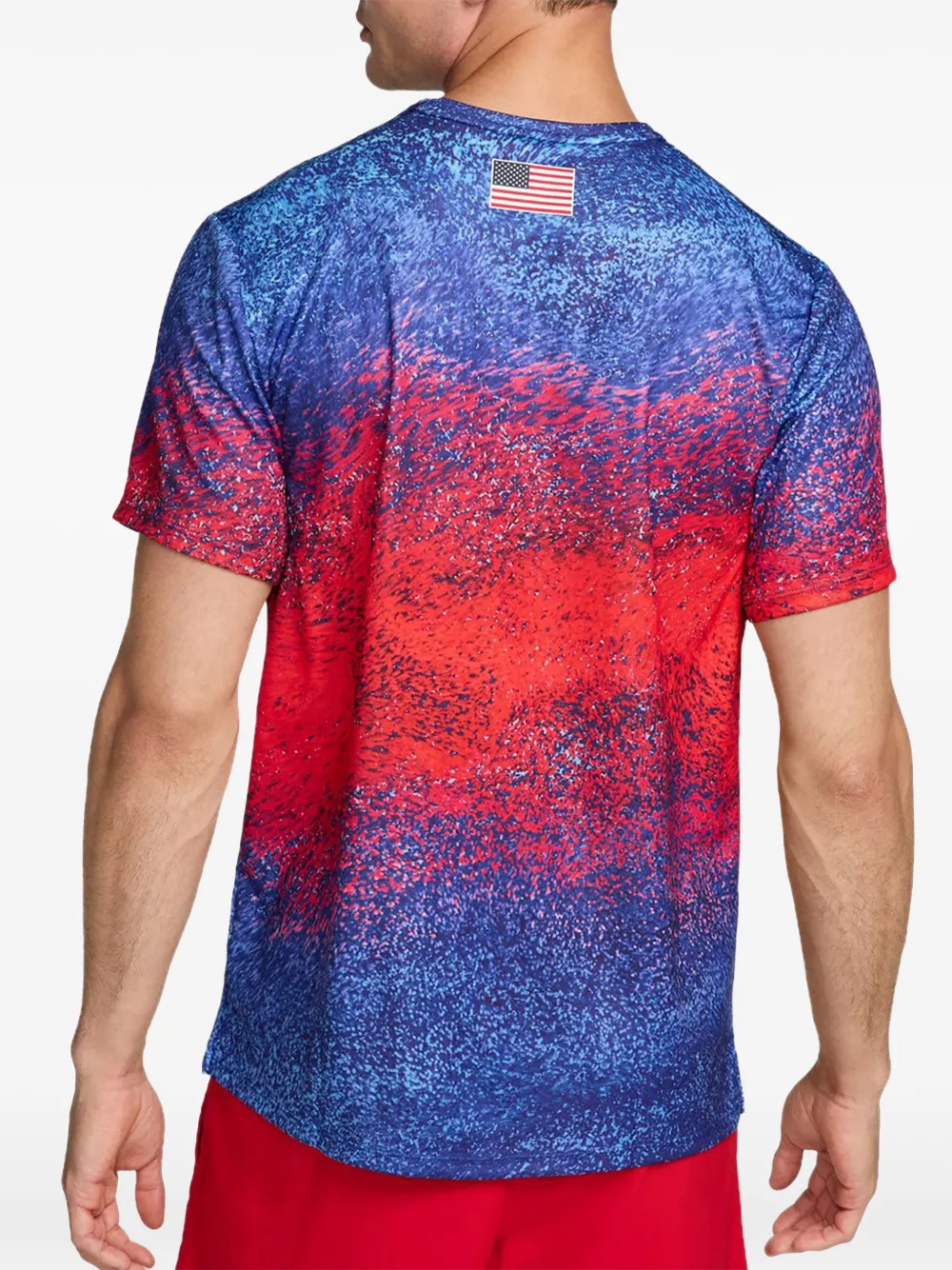 Nike Dri-Fit Miler T-shirt met print Blauw