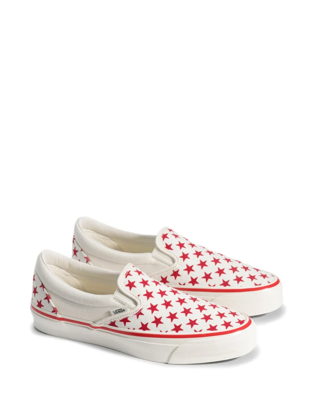 Vans Classic Slip-On 98 LX star-print sneakers Beige