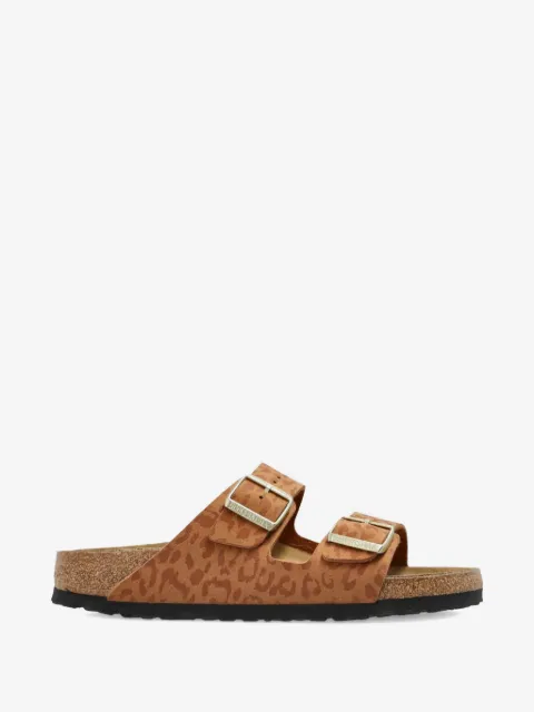 Birkenstock Arizona leopard-print sandals