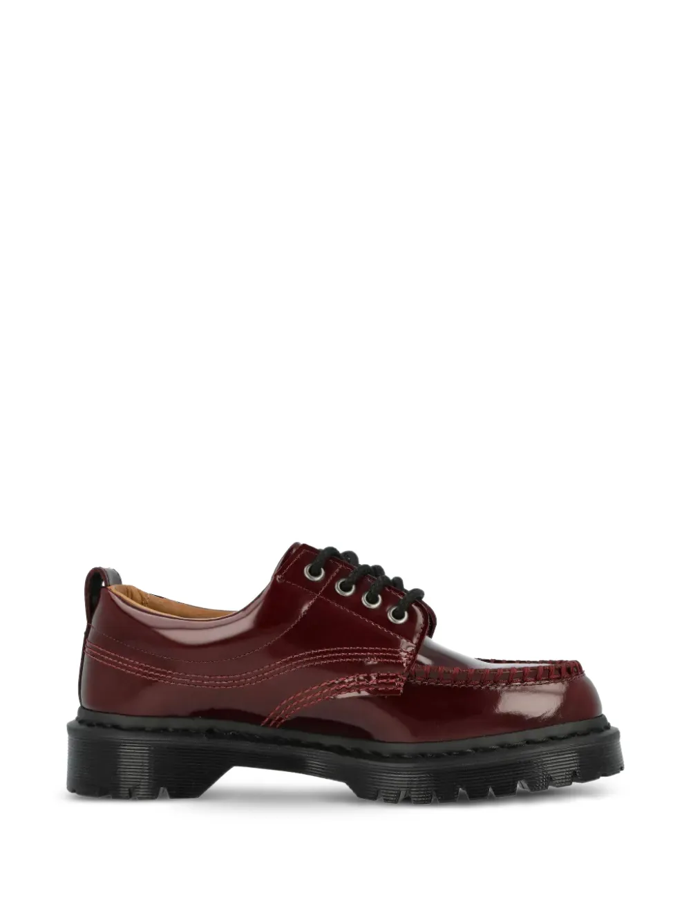 Dr. Martens Lowell leather oxford shoes Rood