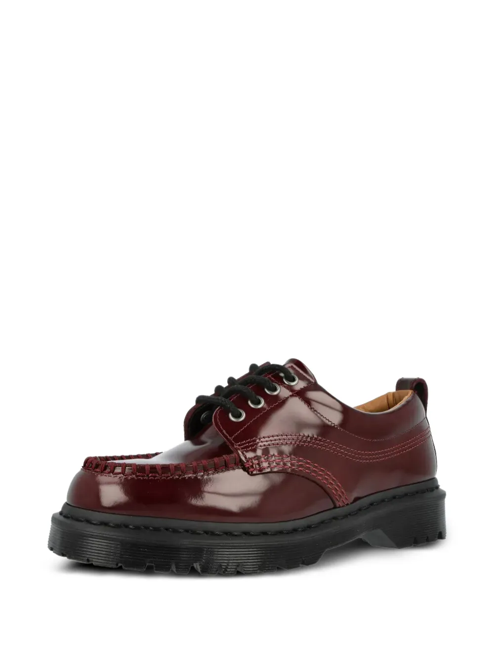 Dr. Martens Lowell leather oxford shoes Rood