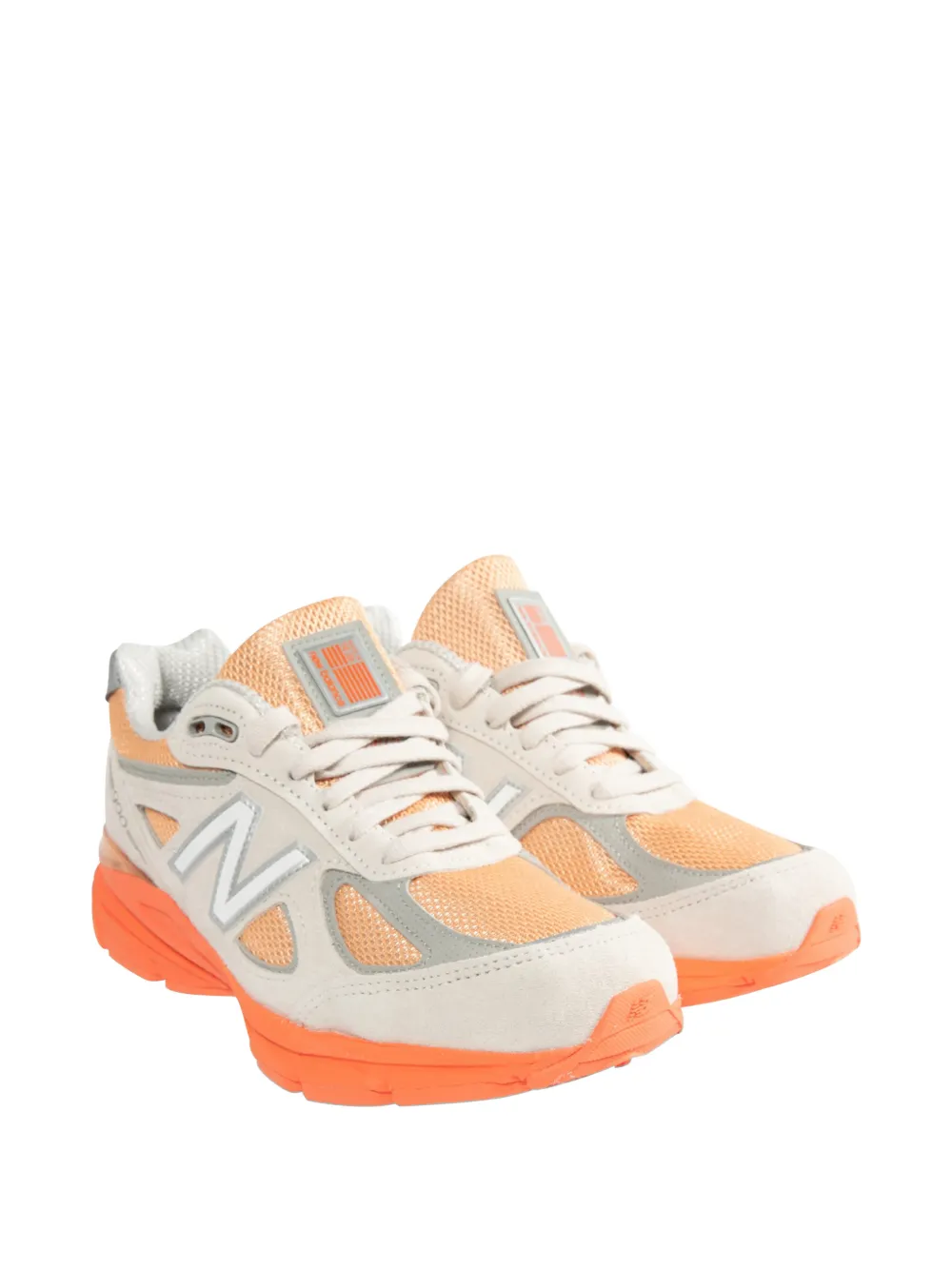 New Balance 990v4 mesh-panel sneakers Beige