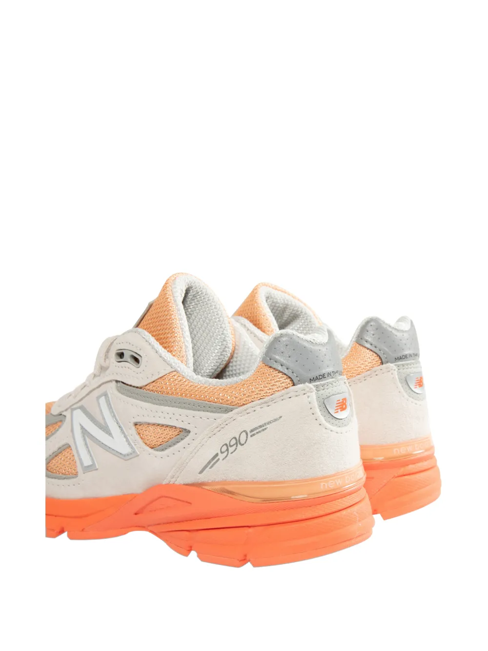 New Balance 990v4 mesh-panel sneakers Beige