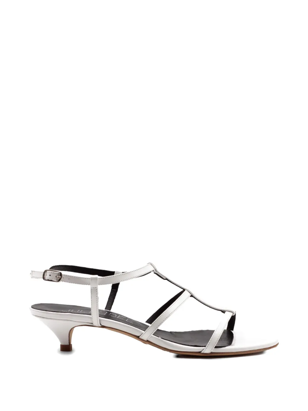 Julie Dee strappy kitten-heel sandals Wit