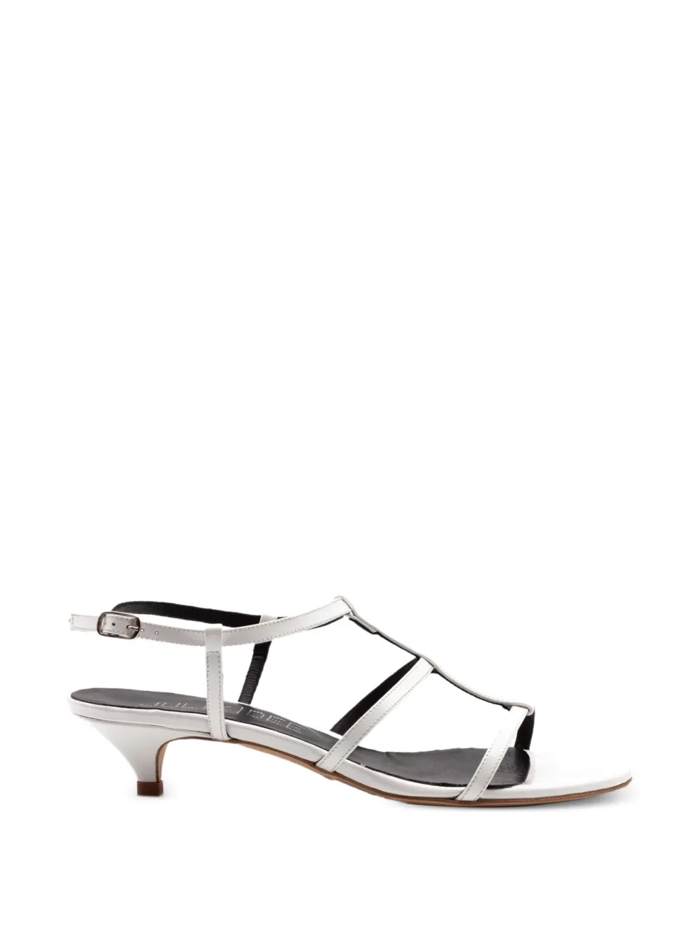 Julie Dee strappy kitten-heel sandals Wit