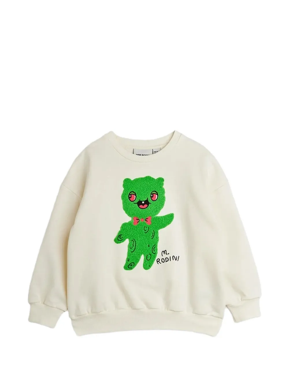 Mini Rodini Alien chenille-motif sweater - Toni neutri