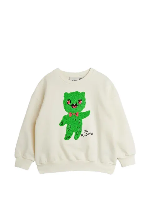 Mini Rodini Alien chenille-motif sweater
