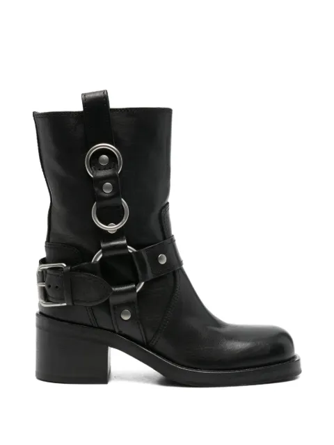 Ash buckle-strap boots