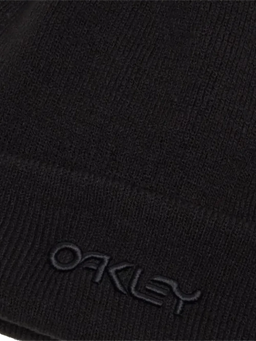 Oakley Geribbelde muts met geborduurd logo Zwart