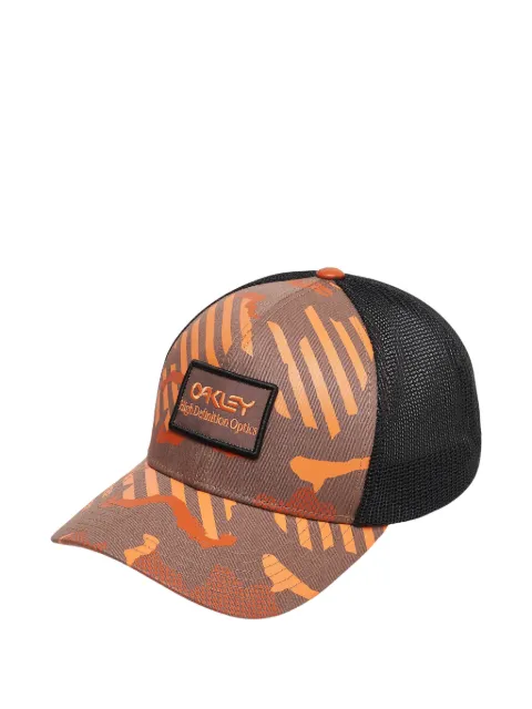 Oakley B1B HDO logo-patch camo-print trucker cao