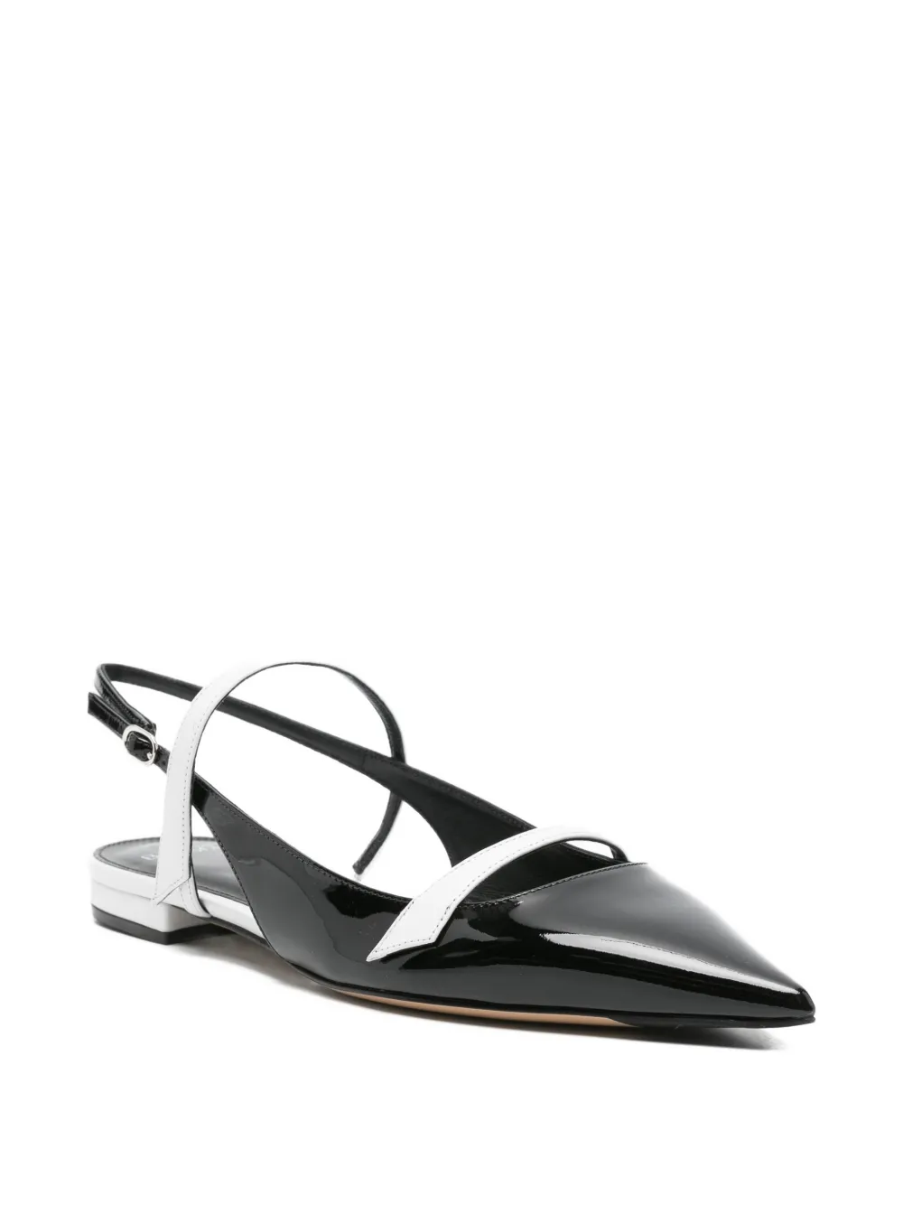 Alexandre Birman pointed-toe slingback pumps Zwart