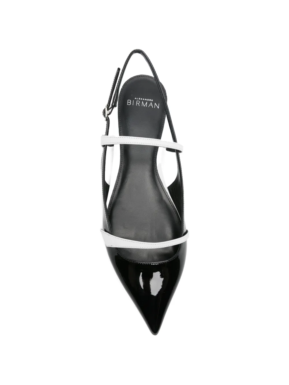 Alexandre Birman pointed-toe slingback pumps Zwart