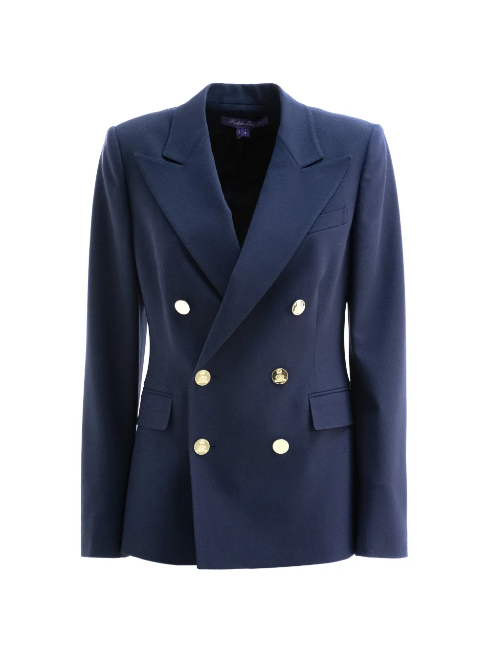 Ralph Lauren Collection Blazer doppiopetto con revers a lancia - Blu
