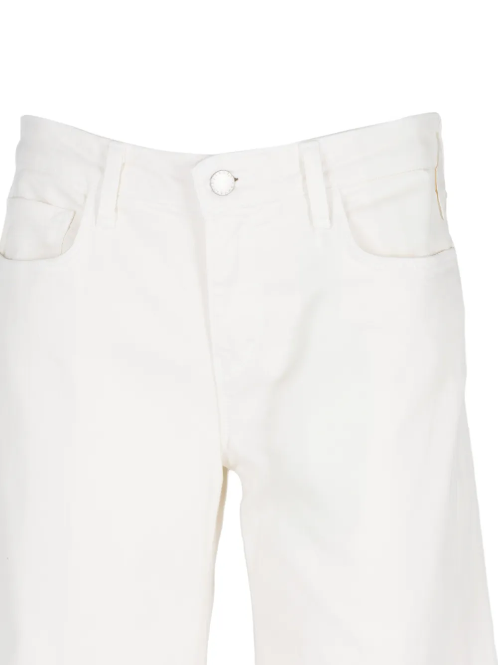 L'Agence Joanne jeans met wijde pijpen Wit