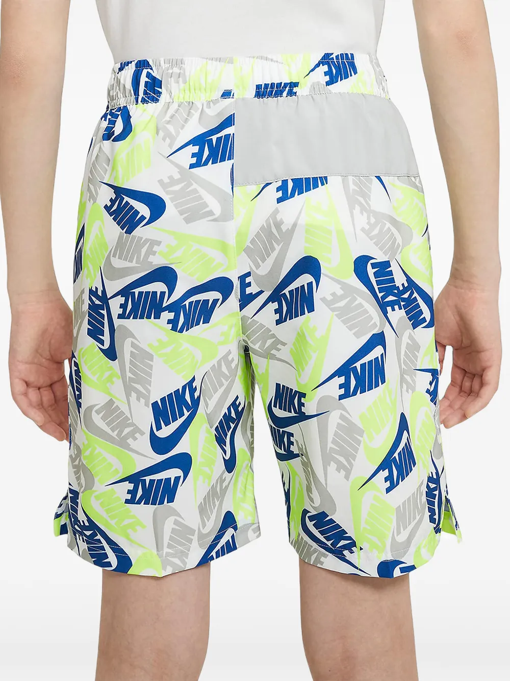 Nike Kids Shorts met print Geel