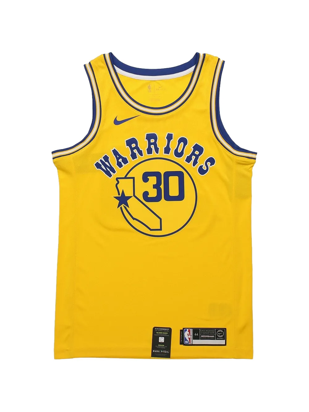 Nike Kids Golden State Warriors Steph Curry Swingman jersey Geel