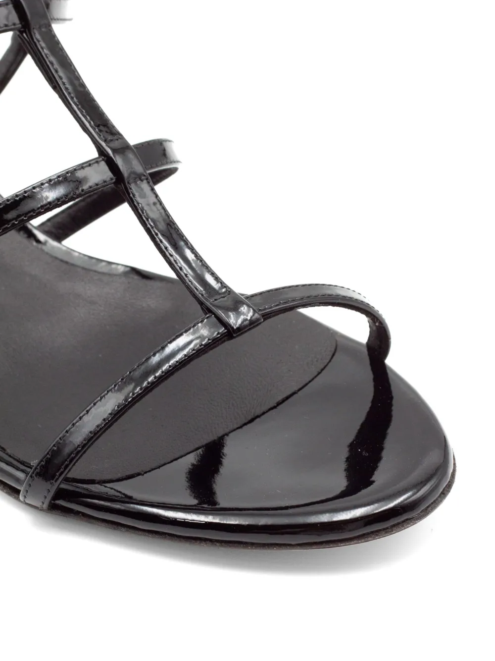 Julie Dee strappy kitten-heel sandals Zwart