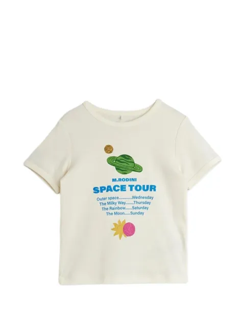 Mini Rodini Space Tour graphic-print T-shirt
