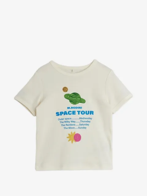 Mini Rodini Space Tour graphic-print T-shirt
