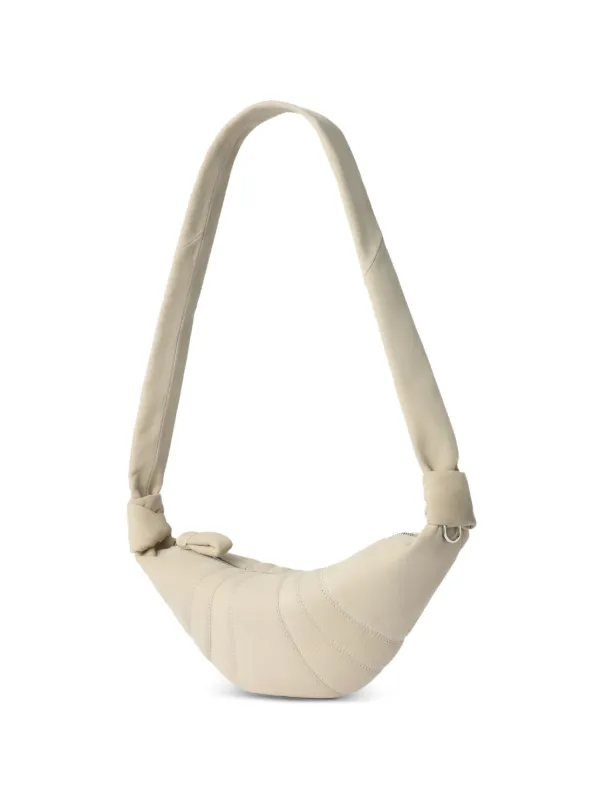LEMAIRE Small Croissant Bag In Alpaca Nubuck | Neutrals | FARFETCH SG