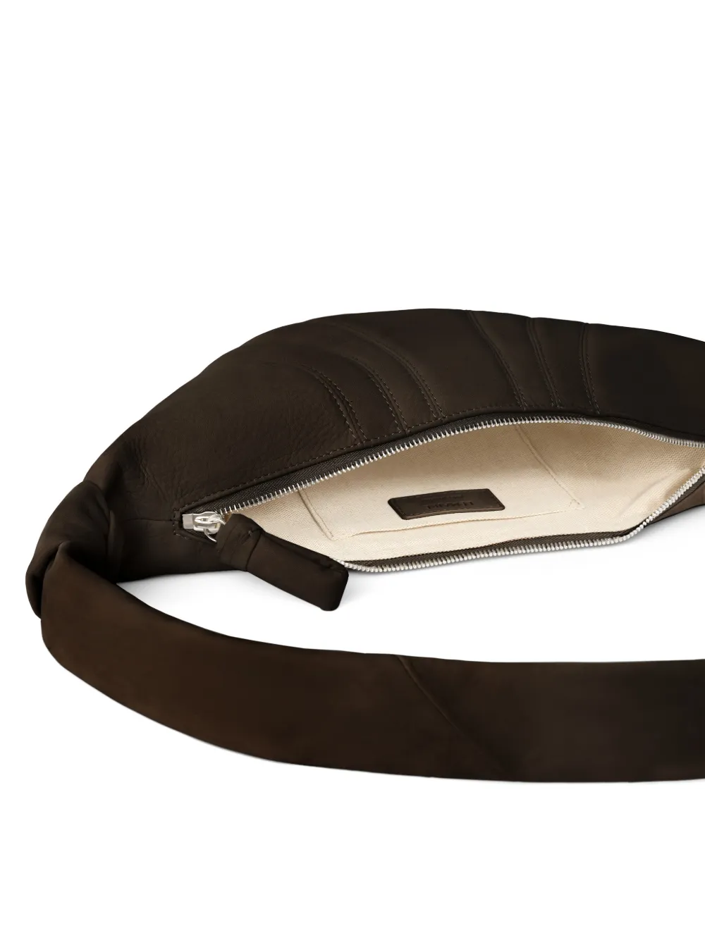 LEMAIRE Croissant schoudertas Bruin