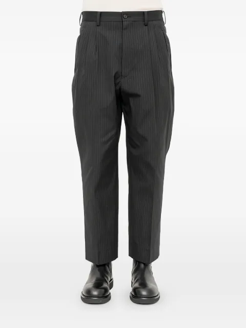 Comme des Garçons Homme pinstripe-pattern pleated trousers