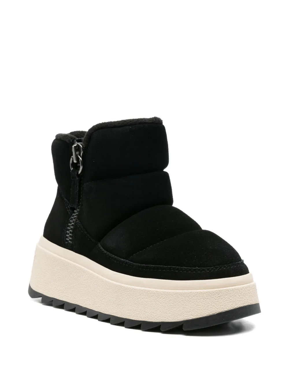 Ash quilted platform boots Zwart
