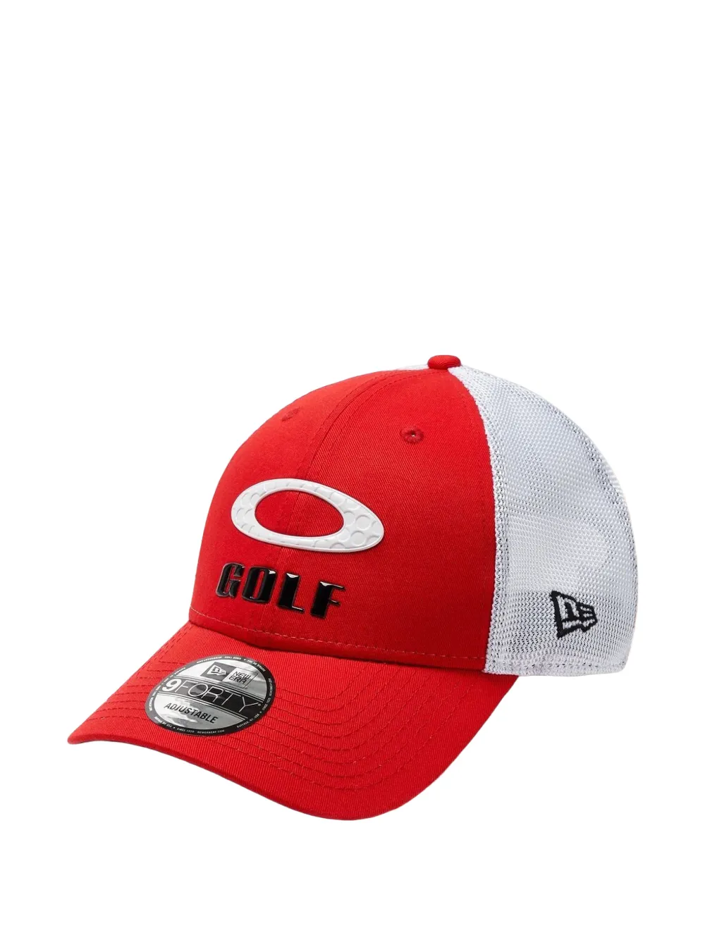 Oakley x New Era logo-patch cap - Rosso