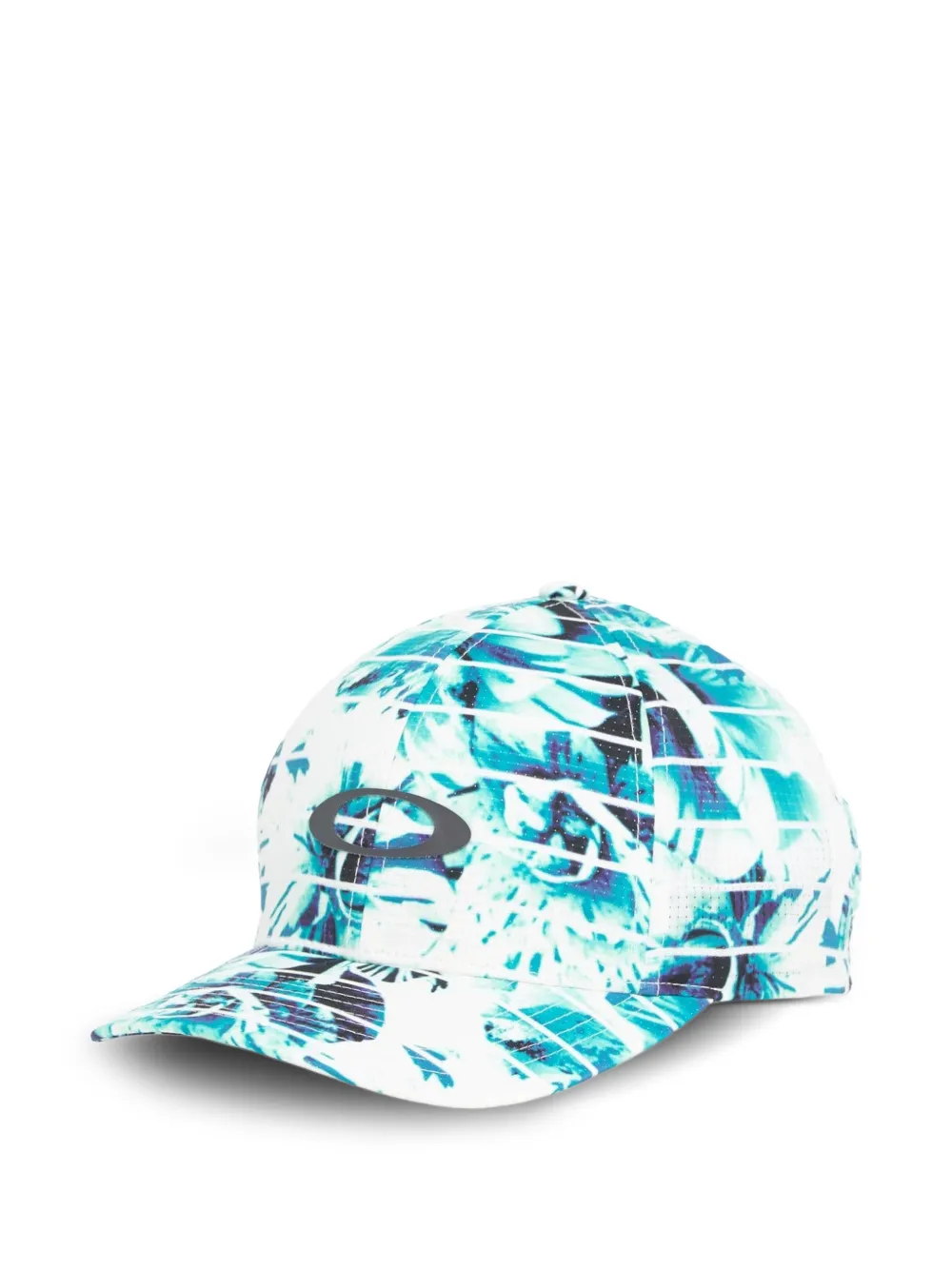 Oakley floral-print cap - Blu