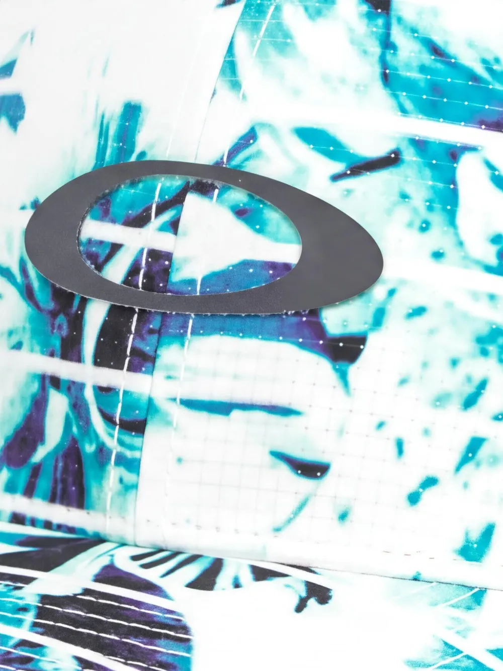 Oakley Pet met bloemenprint Blauw