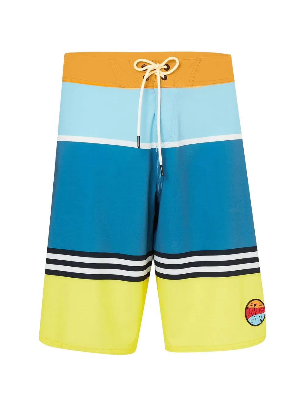 Oakley striped swim shorts - Blu