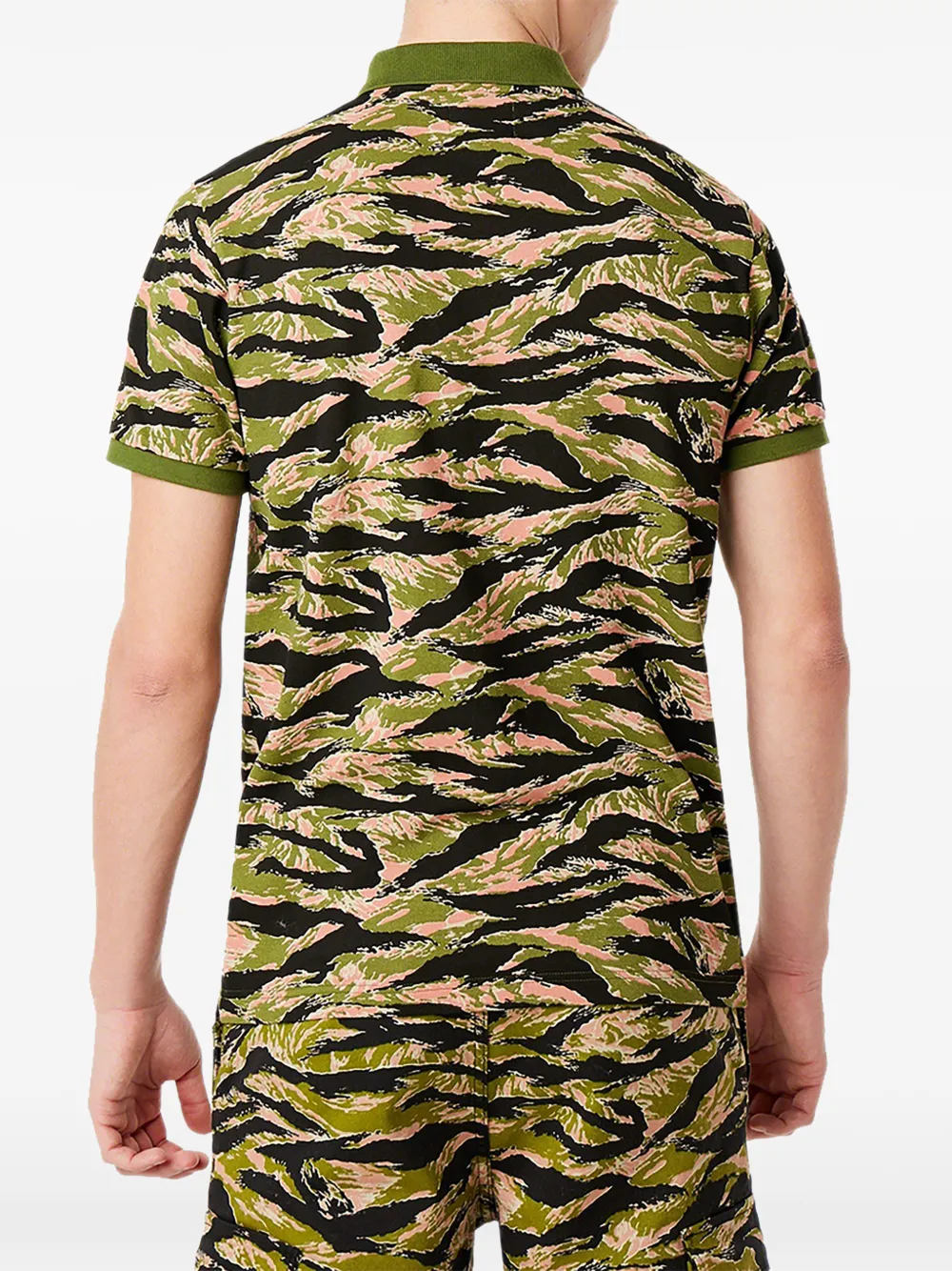 Oakley Tiger Camo piqué poloshirt Groen