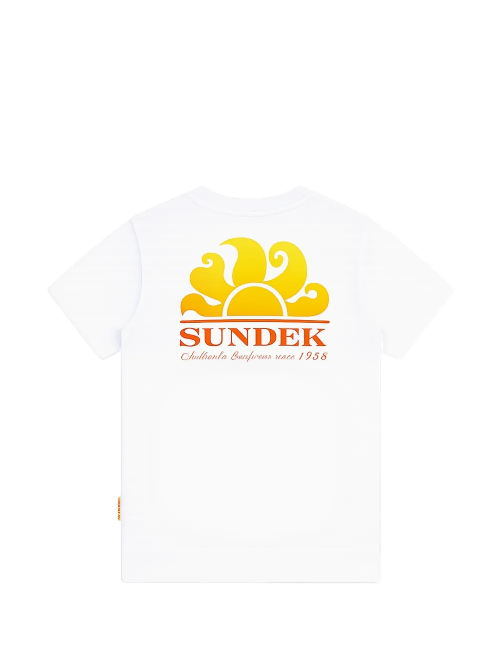 Sundek T-shirt met logoprint Wit