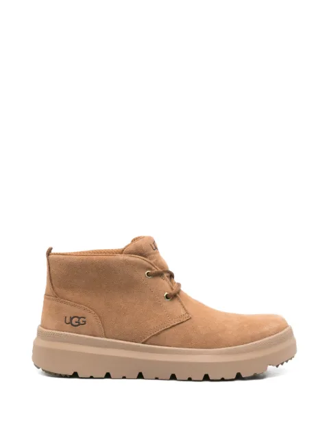 UGG lace-up suede boots