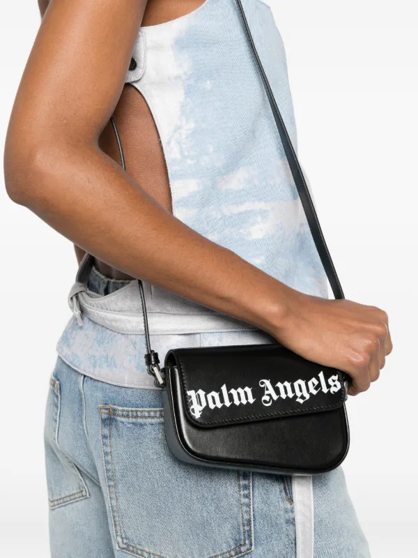 Palm Angels Crash logo-detail Mini Bag | Black | FARFETCH